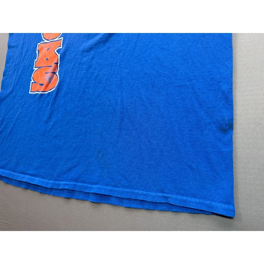 NBA New York Knicks Hardwood Classics Long Sleeve Shirt Blue | Men's XL